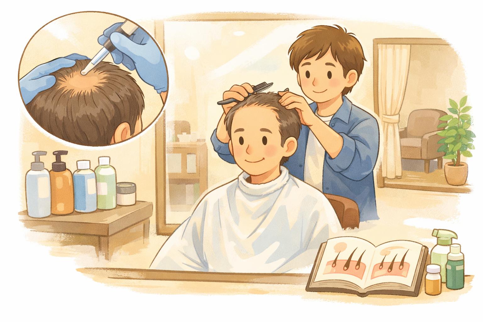 薄毛に悩む男性のための完全個室美容室RELIVE